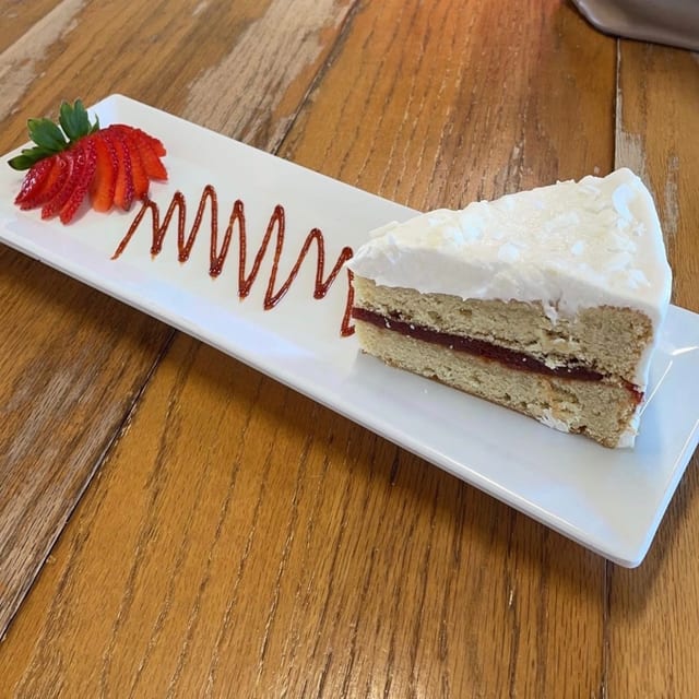 Coconut Guava Cake.