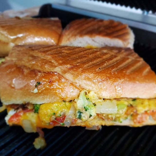 Vegan Egg Breakfast Sandwich.