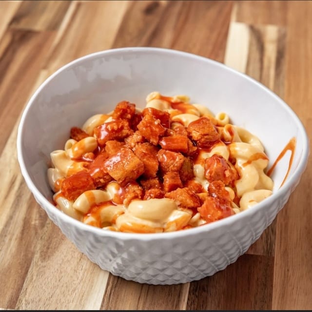 Buffalo Shicken Mac & Cheese.